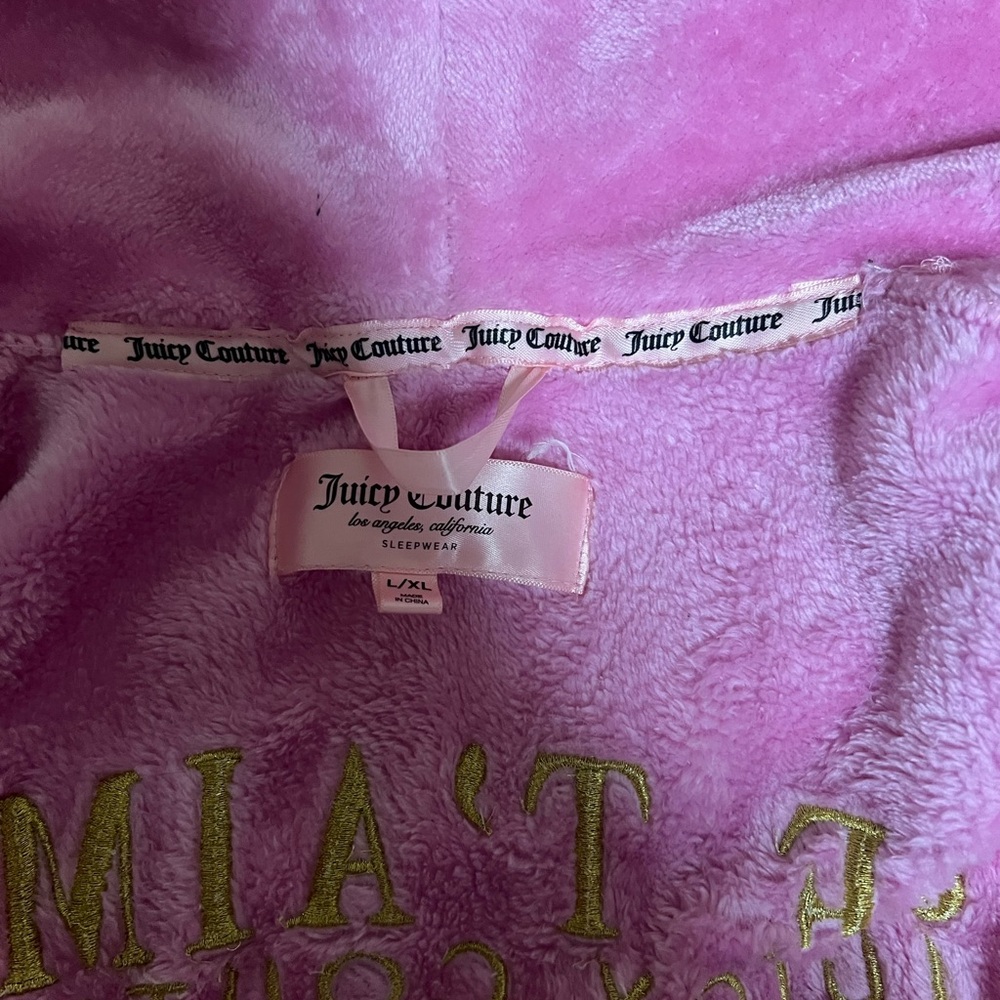 Juicy Couture Lavender Fleece Robe